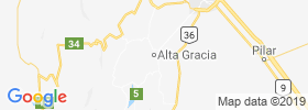 Alta Gracia map